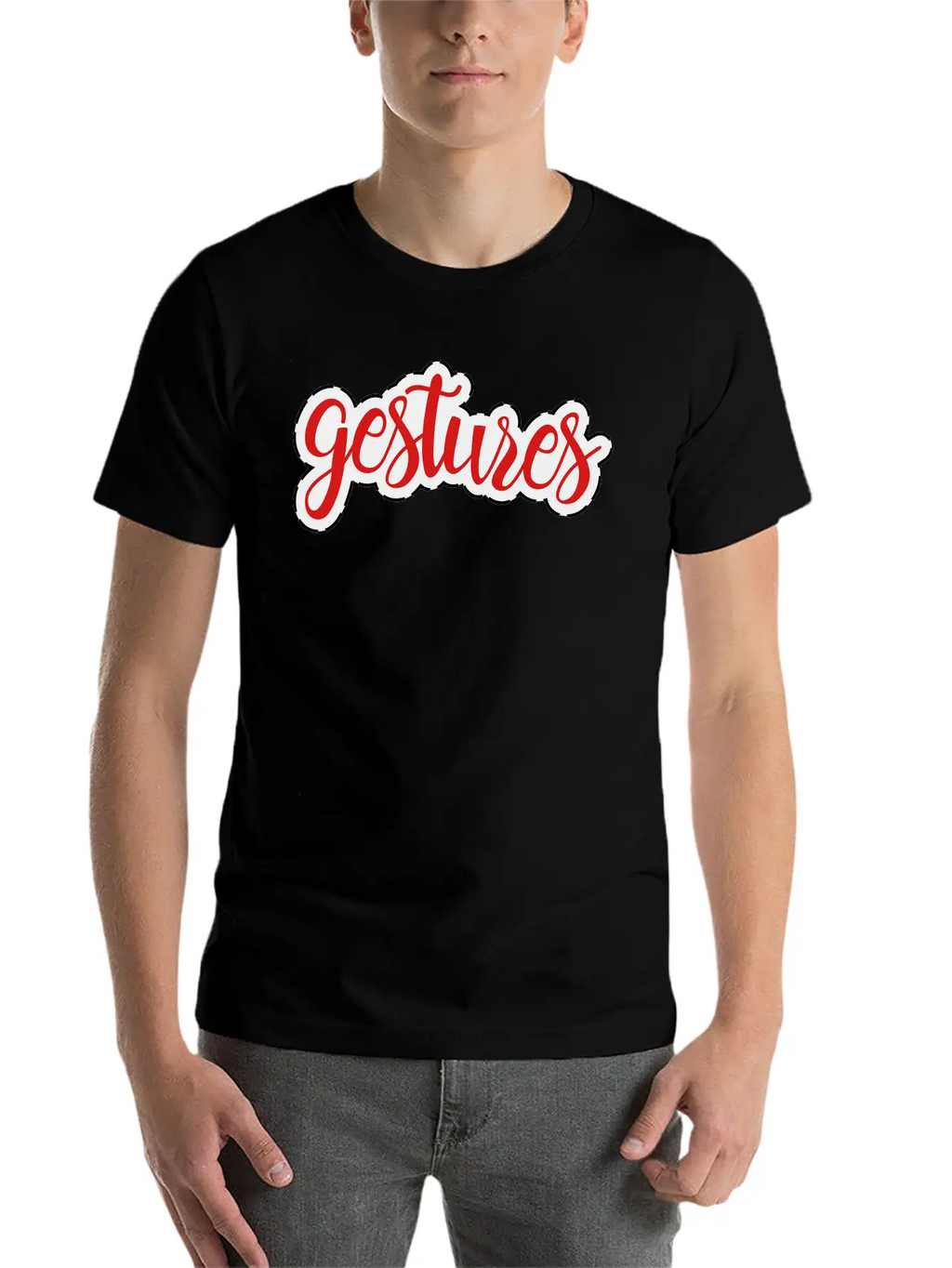 Gestures Stylish Everyday T-Shirt – Unisex Basic Cotton Tee