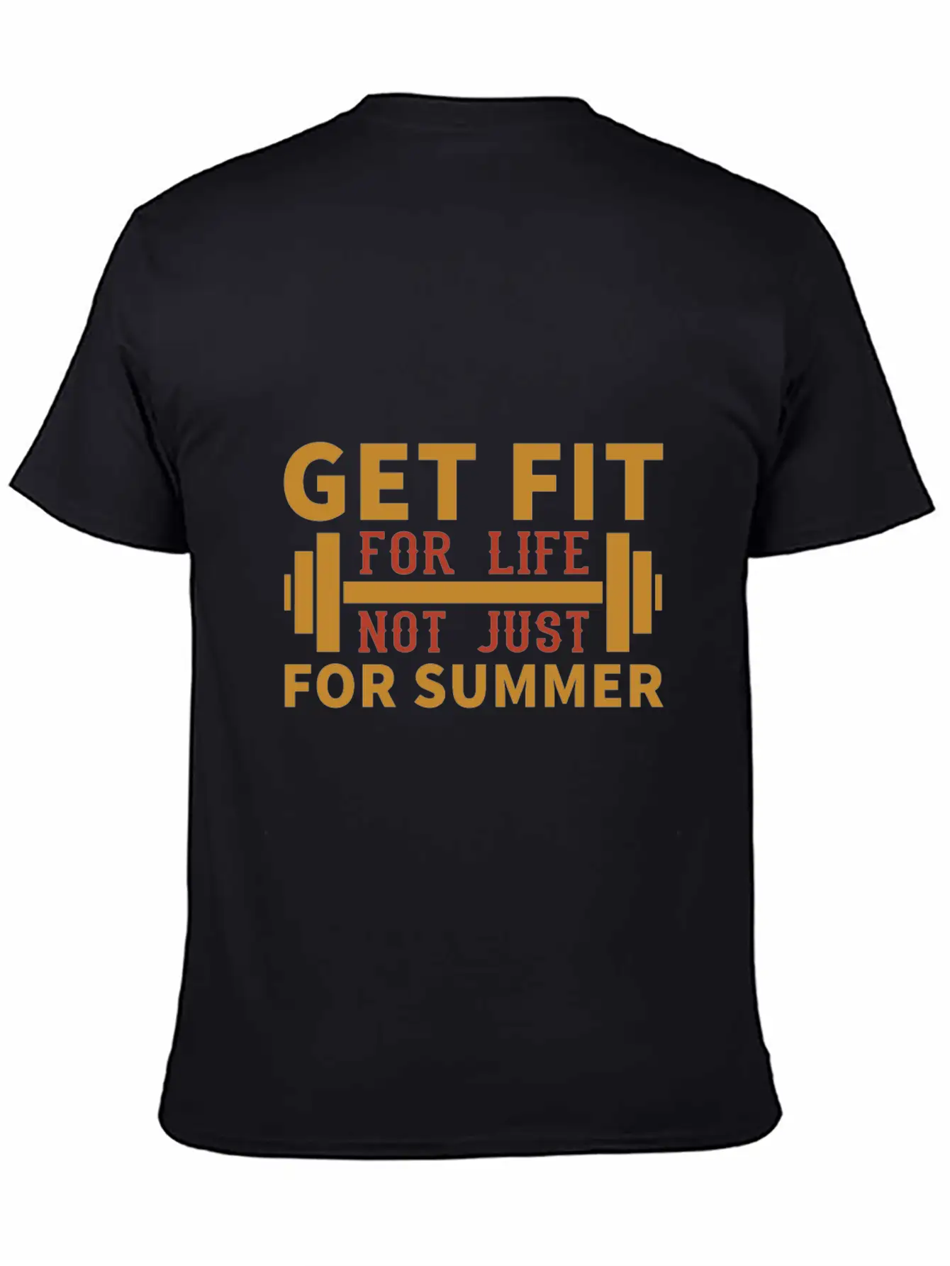 Get Fit For Life Not Just For Summer Breathable Graphic T-Shirt – Perfect For Casual Days