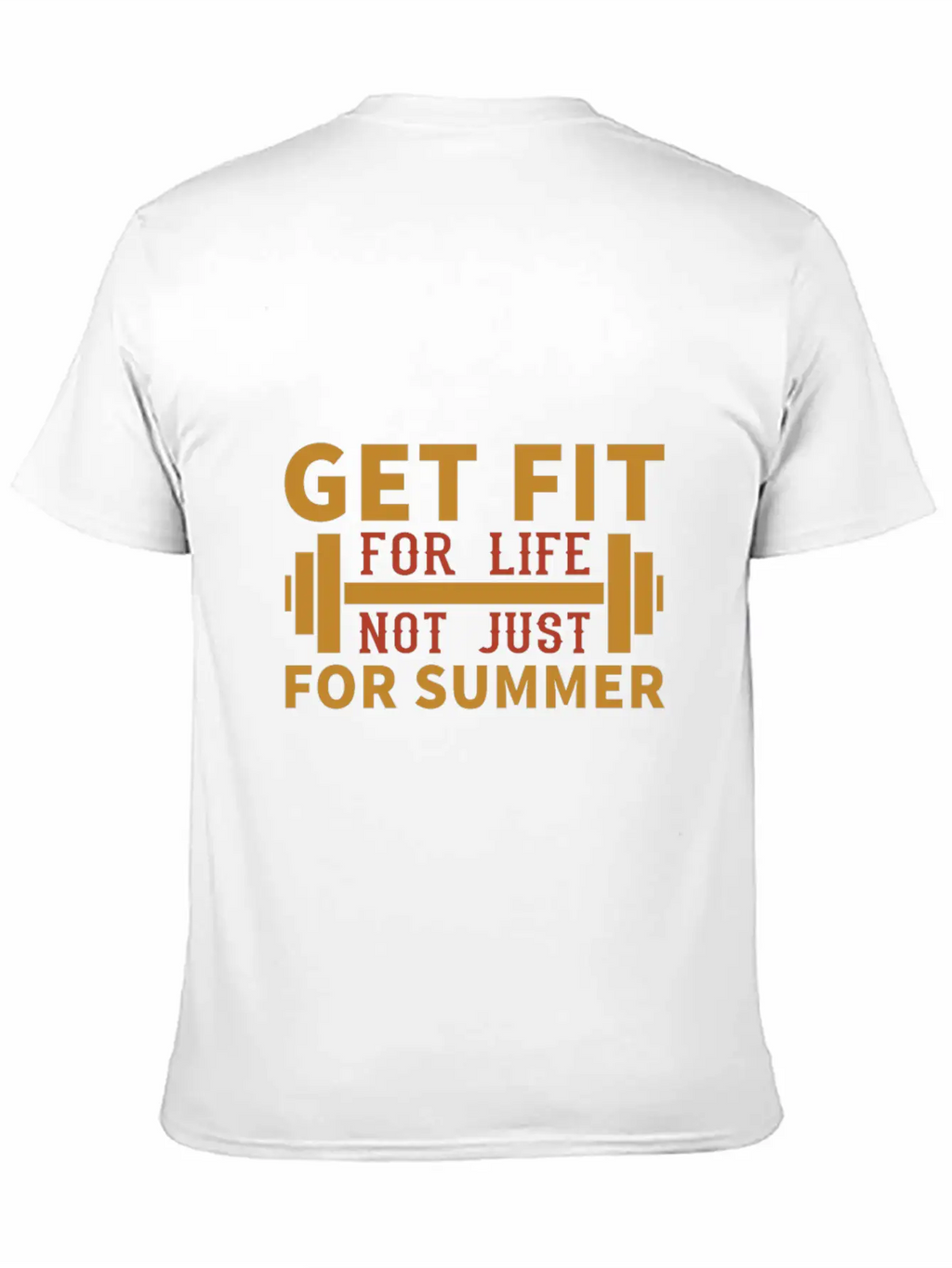 Get Fit For Life Not Just For Summer Breathable Graphic T-Shirt – Perfect For Casual Days