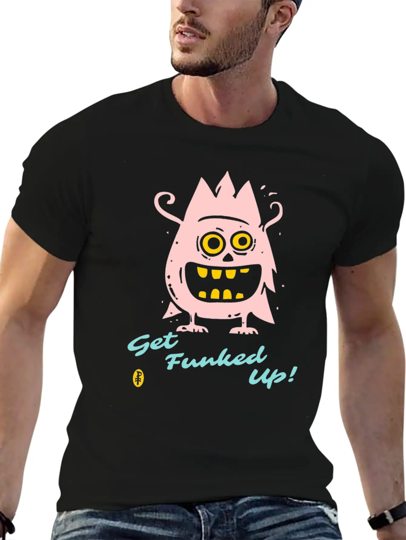 Get Funked Up: Crazy Monster Classic Cotton Tee – Unisex Comfort For Any Season