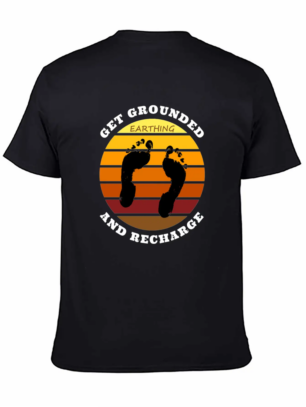 Get Grounded And Recharge Classic Cotton Tee – Unisex Comfort For Any Season