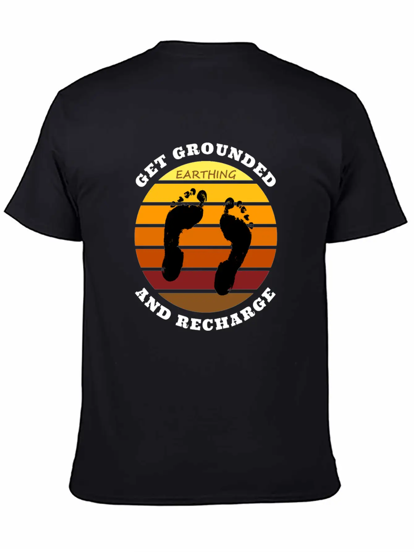 Get Grounded And Recharge Classic Cotton Tee – Unisex Comfort For Any Season