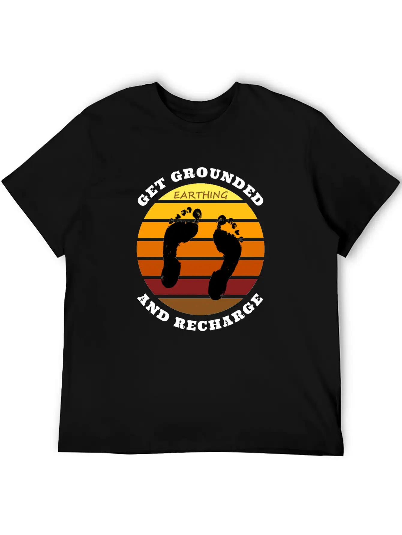 Get Grounded And Recharge Classic Cotton Tee – Unisex Comfort For Any Season