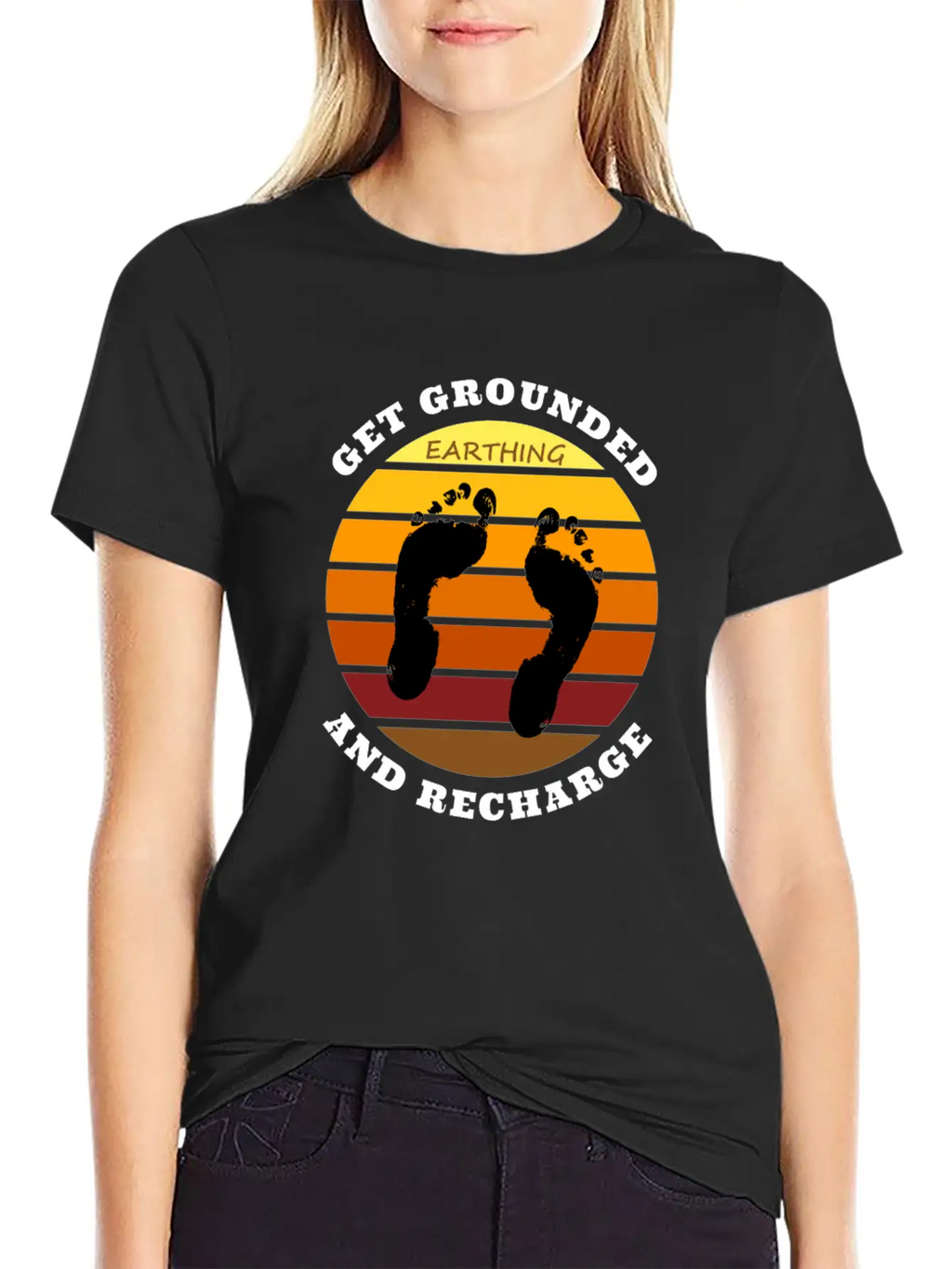 Get Grounded And Recharge Classic Cotton Tee – Unisex Comfort For Any Season