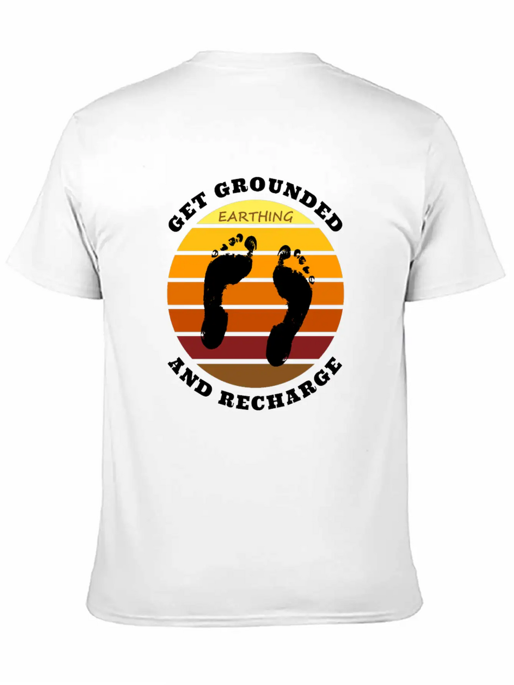 Get Grounded And Recharge Classic Cotton Tee – Unisex Comfort For Any Season