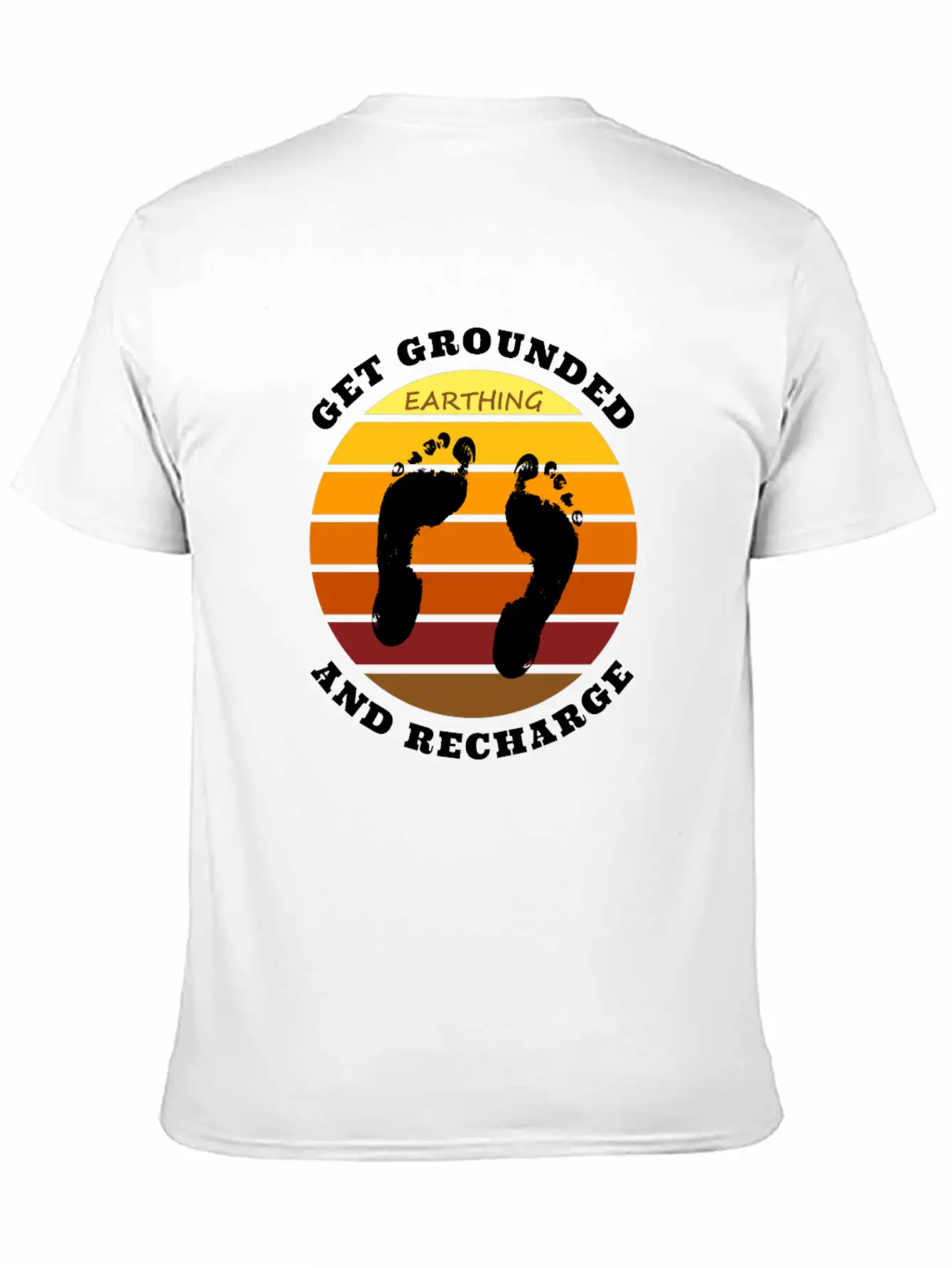 Get Grounded And Recharge Classic Cotton Tee – Unisex Comfort For Any Season