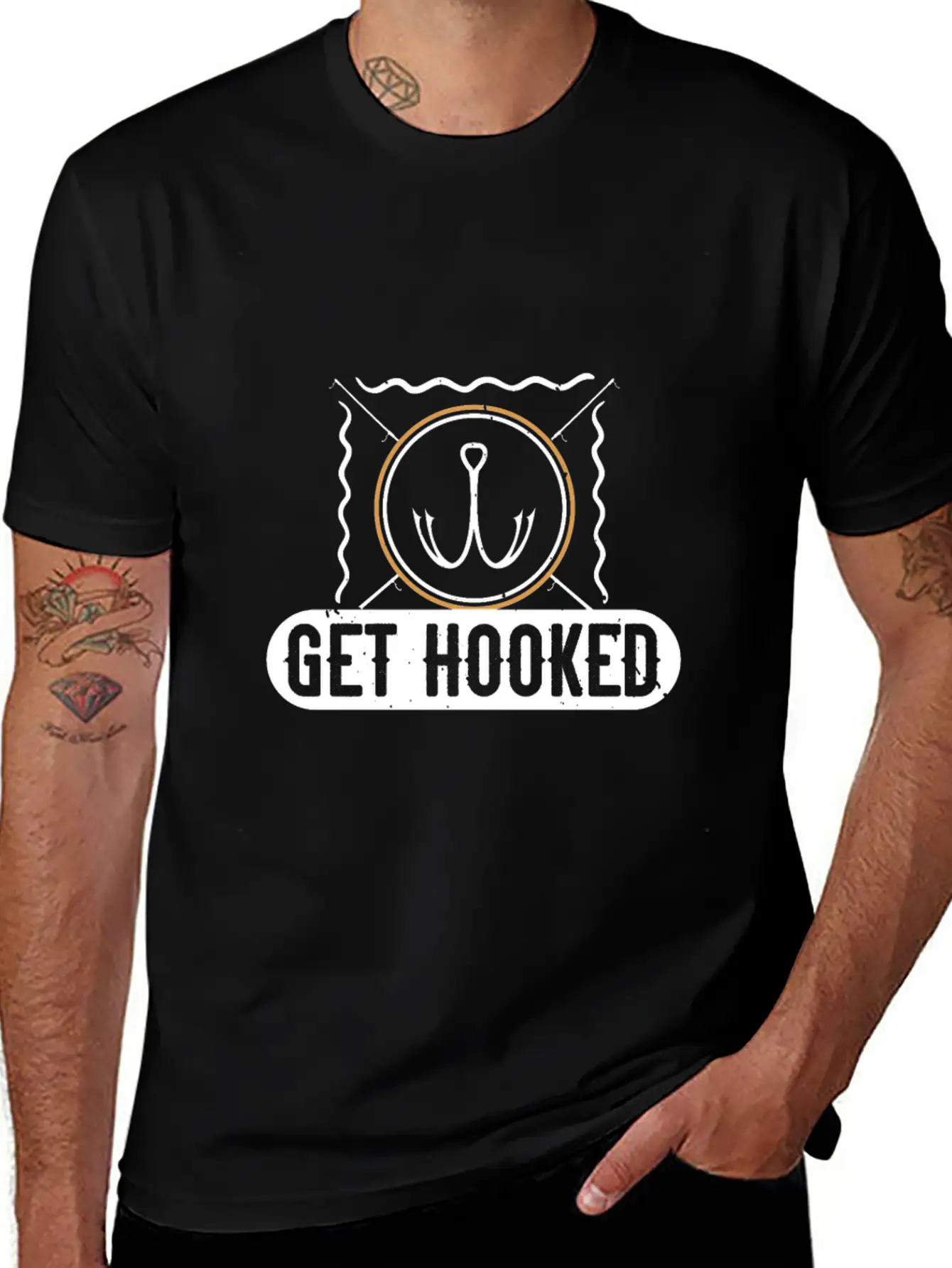 Get Hooked Unisex Casual T-Shirt – Clean Design For Daily Comfort