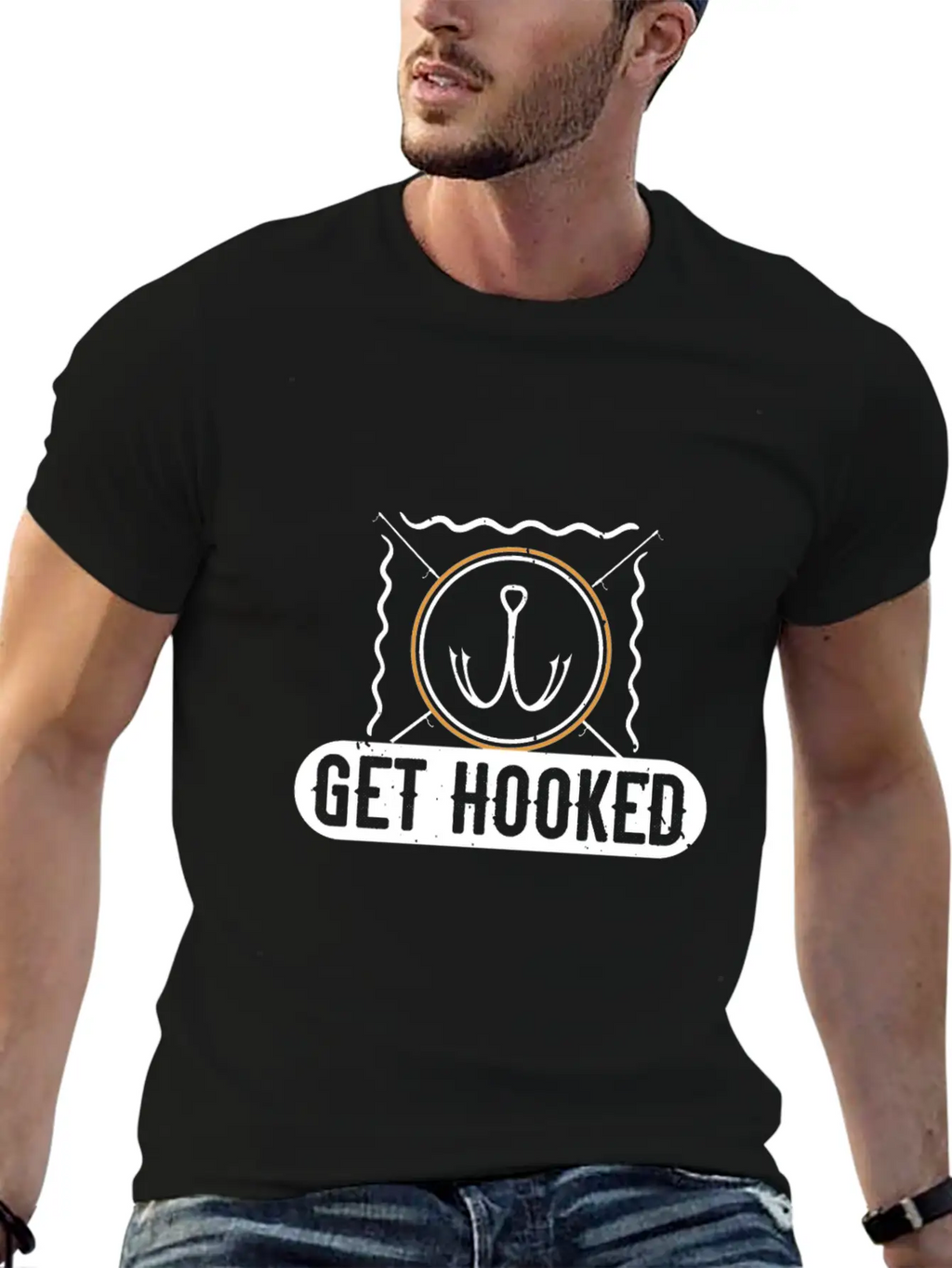 Get Hooked Unisex Casual T-Shirt – Clean Design For Daily Comfort