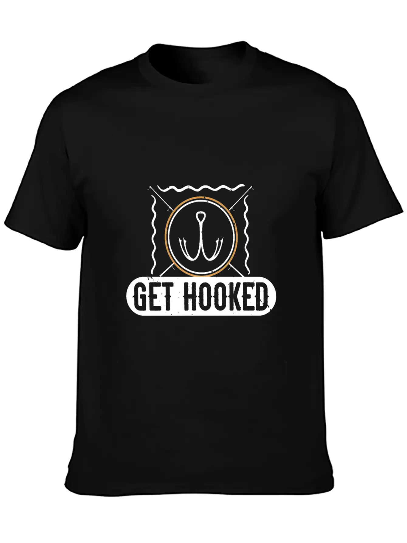 Get Hooked Unisex Casual T-Shirt – Clean Design For Daily Comfort