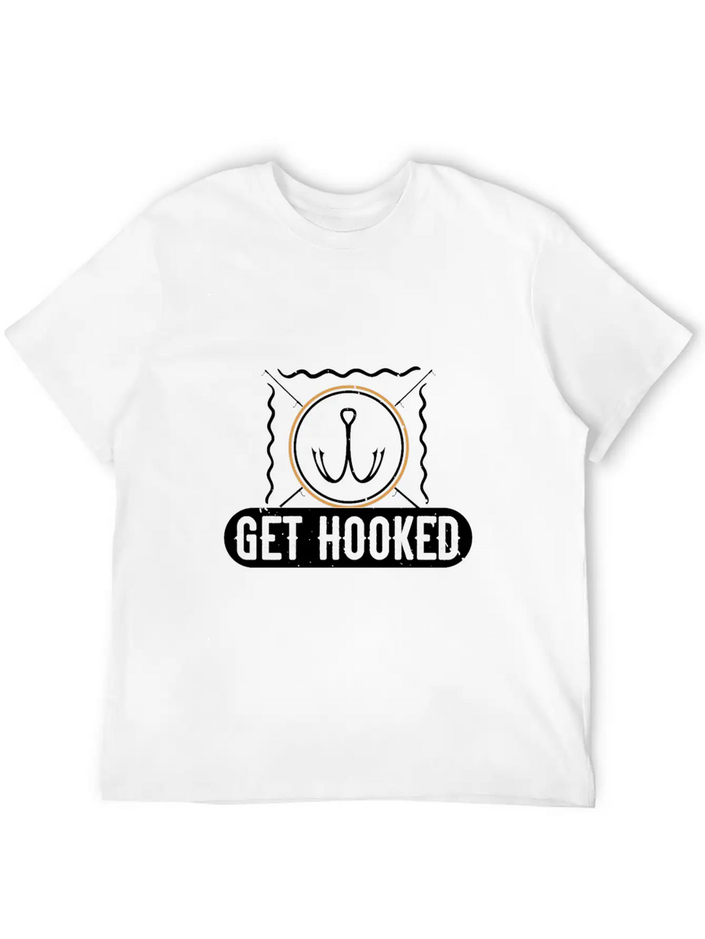 Get Hooked Unisex Casual T-Shirt – Clean Design For Daily Comfort