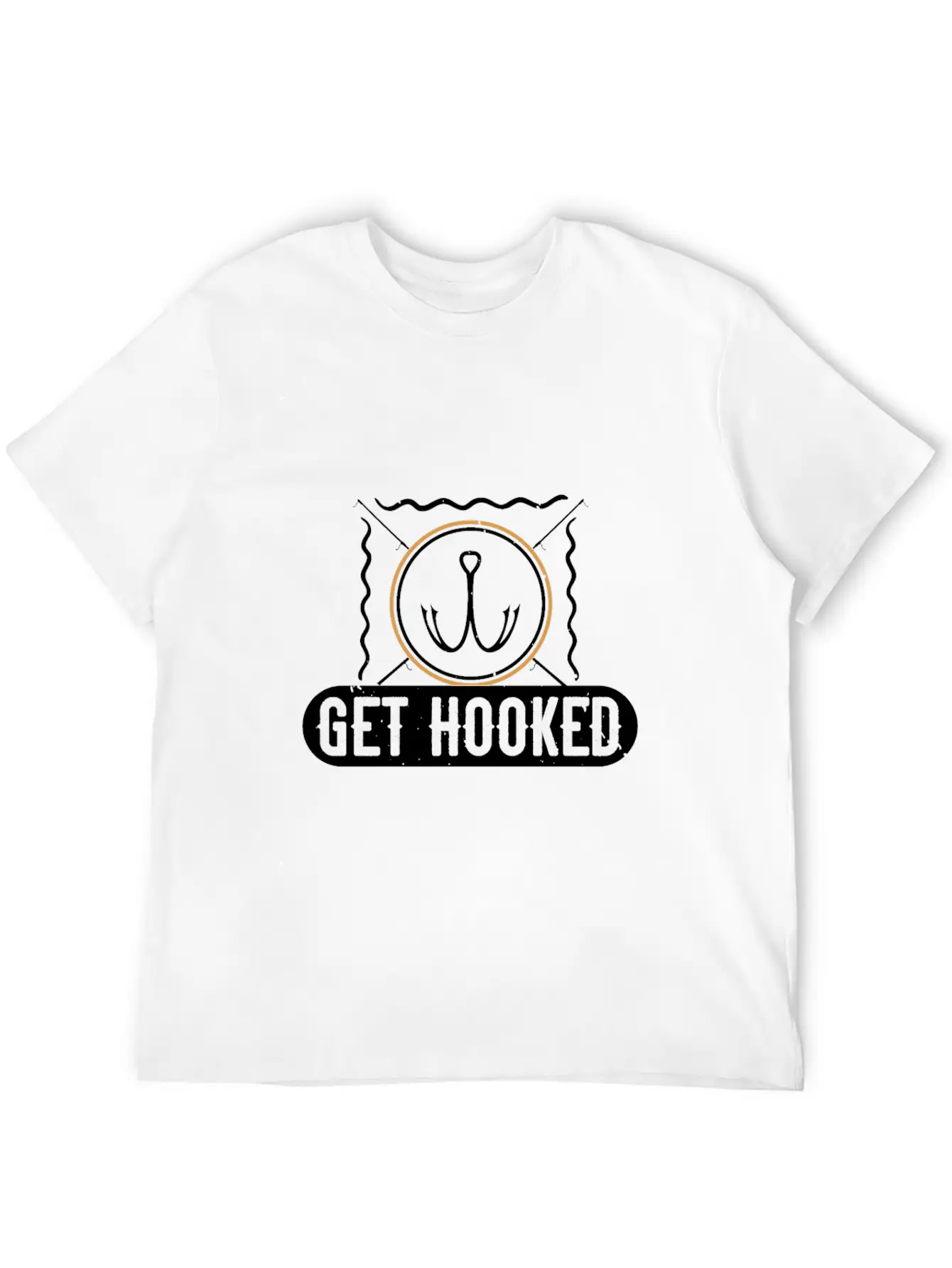 Get Hooked Unisex Casual T-Shirt – Clean Design For Daily Comfort