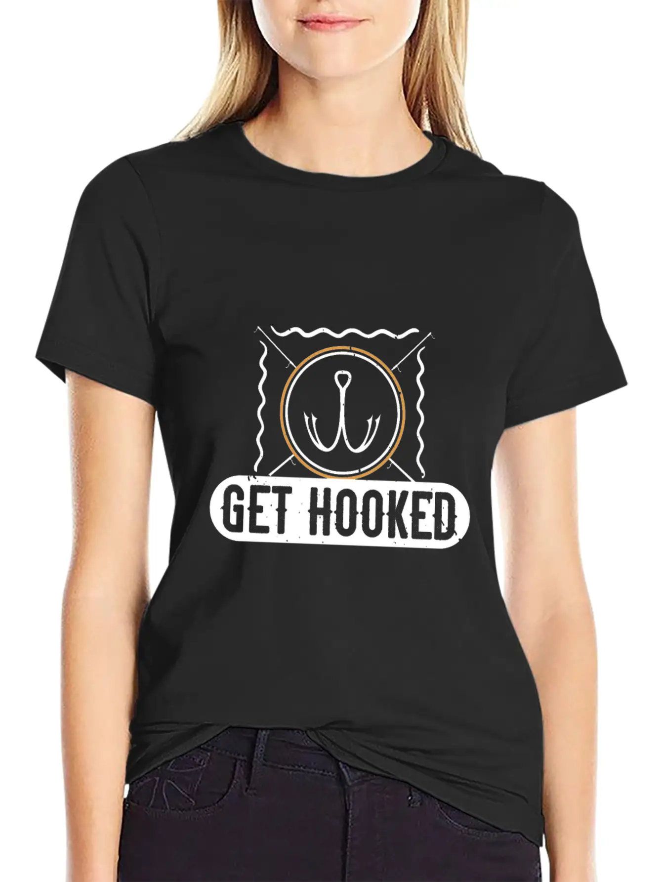 Get Hooked Unisex Casual T-Shirt – Clean Design For Daily Comfort