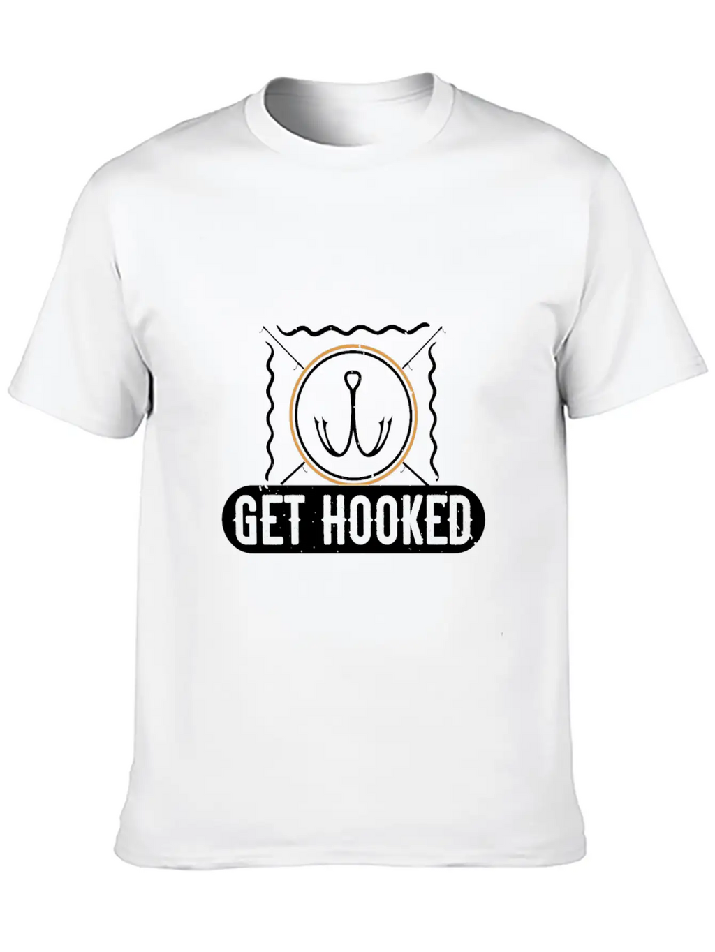 Get Hooked Unisex Casual T-Shirt – Clean Design For Daily Comfort