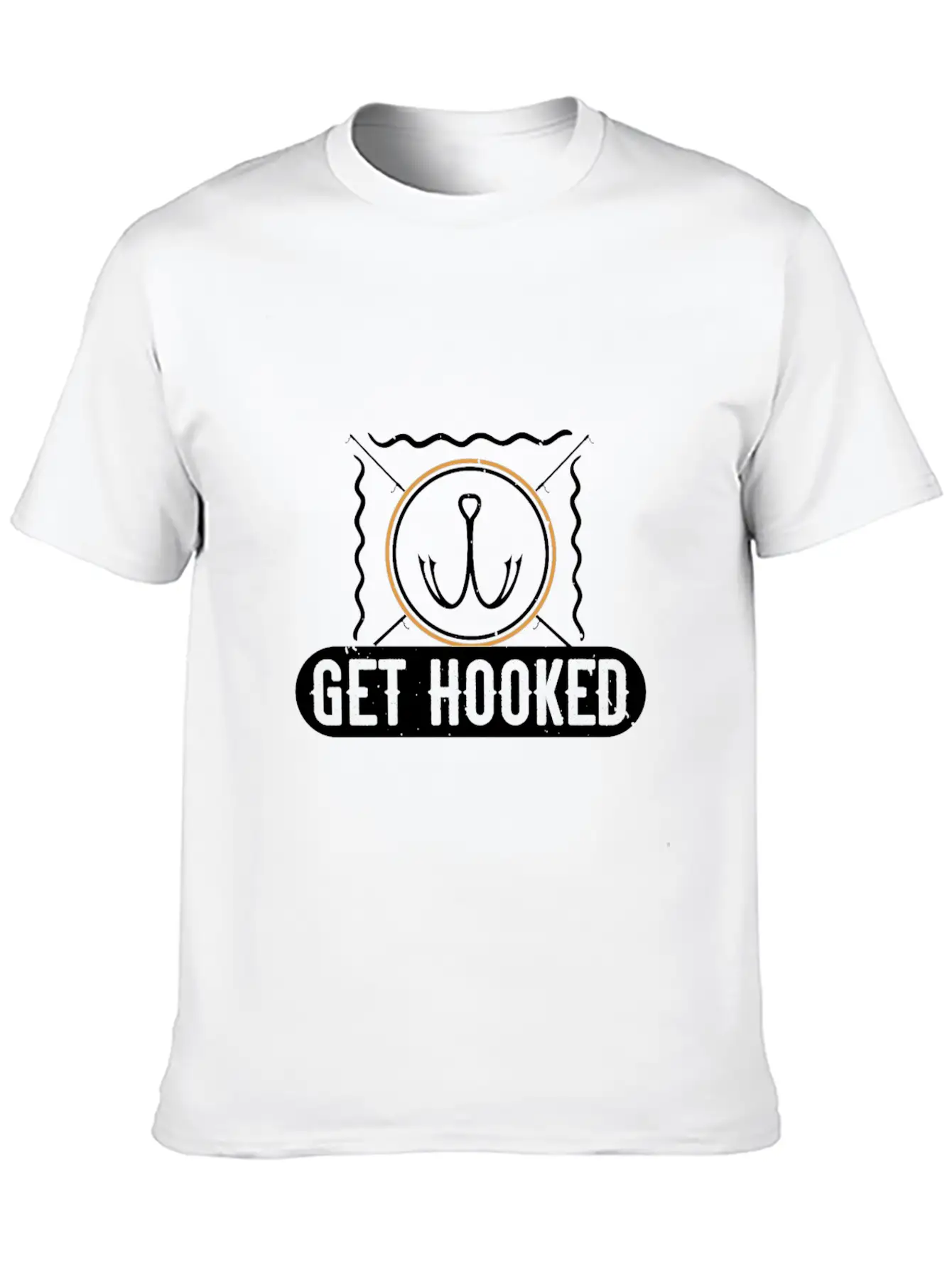 Get Hooked Unisex Casual T-Shirt – Clean Design For Daily Comfort