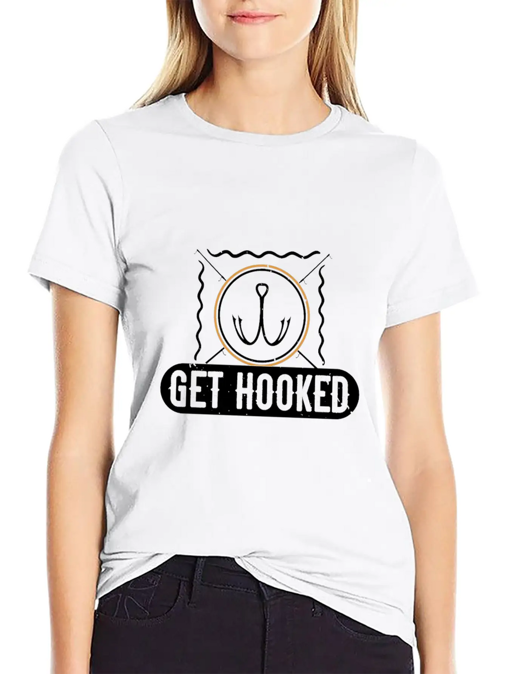 Get Hooked Unisex Casual T-Shirt – Clean Design For Daily Comfort