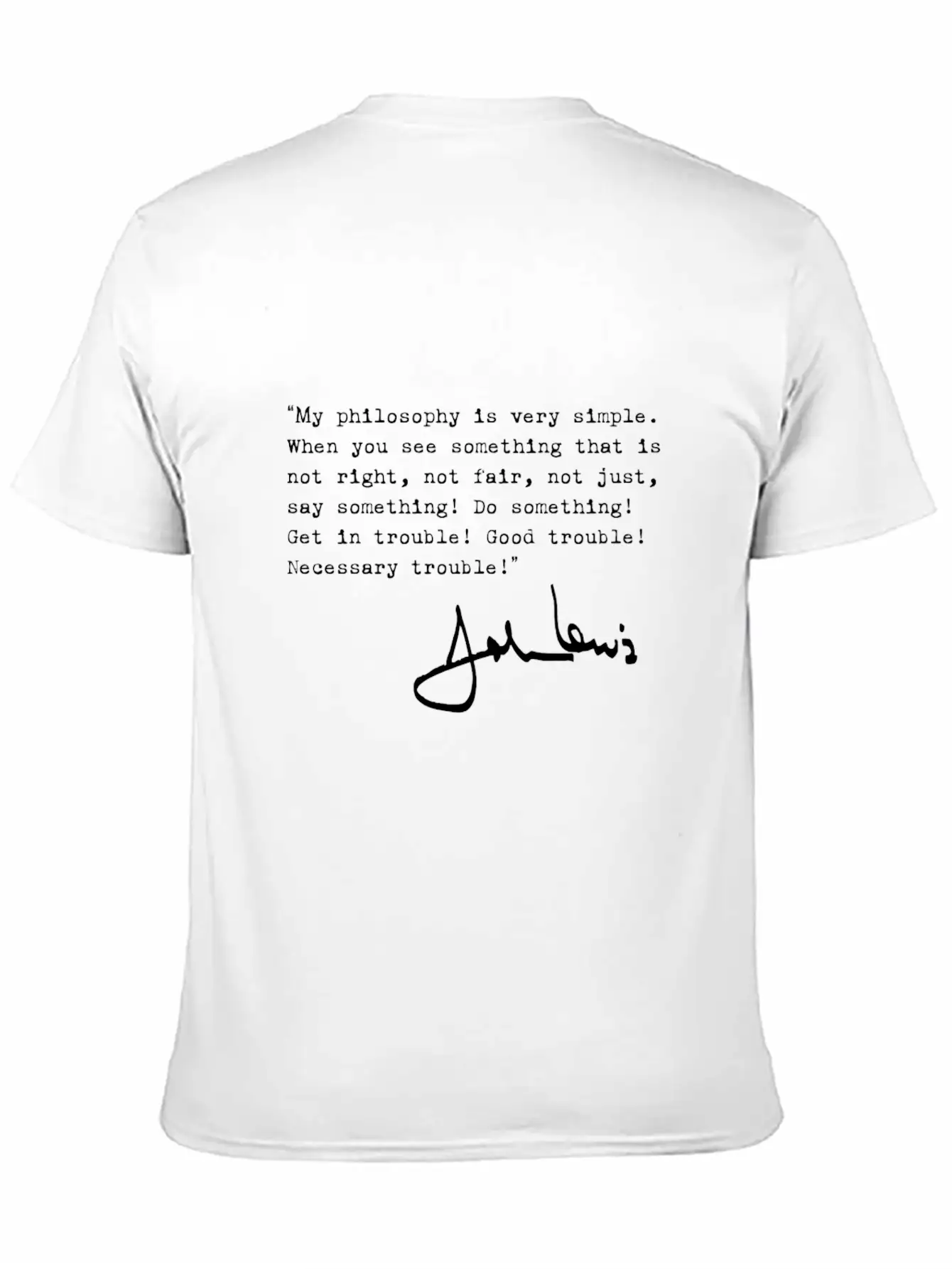 Get In Good Necessary Trouble Shirt Gift For Socia Timeless Short Sleeve Tee – Comfy And Minimalist Design