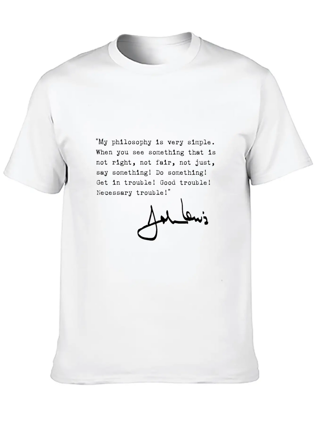 Get In Good Necessary Trouble Shirt Gift For Socia Timeless Short Sleeve Tee – Comfy And Minimalist Design