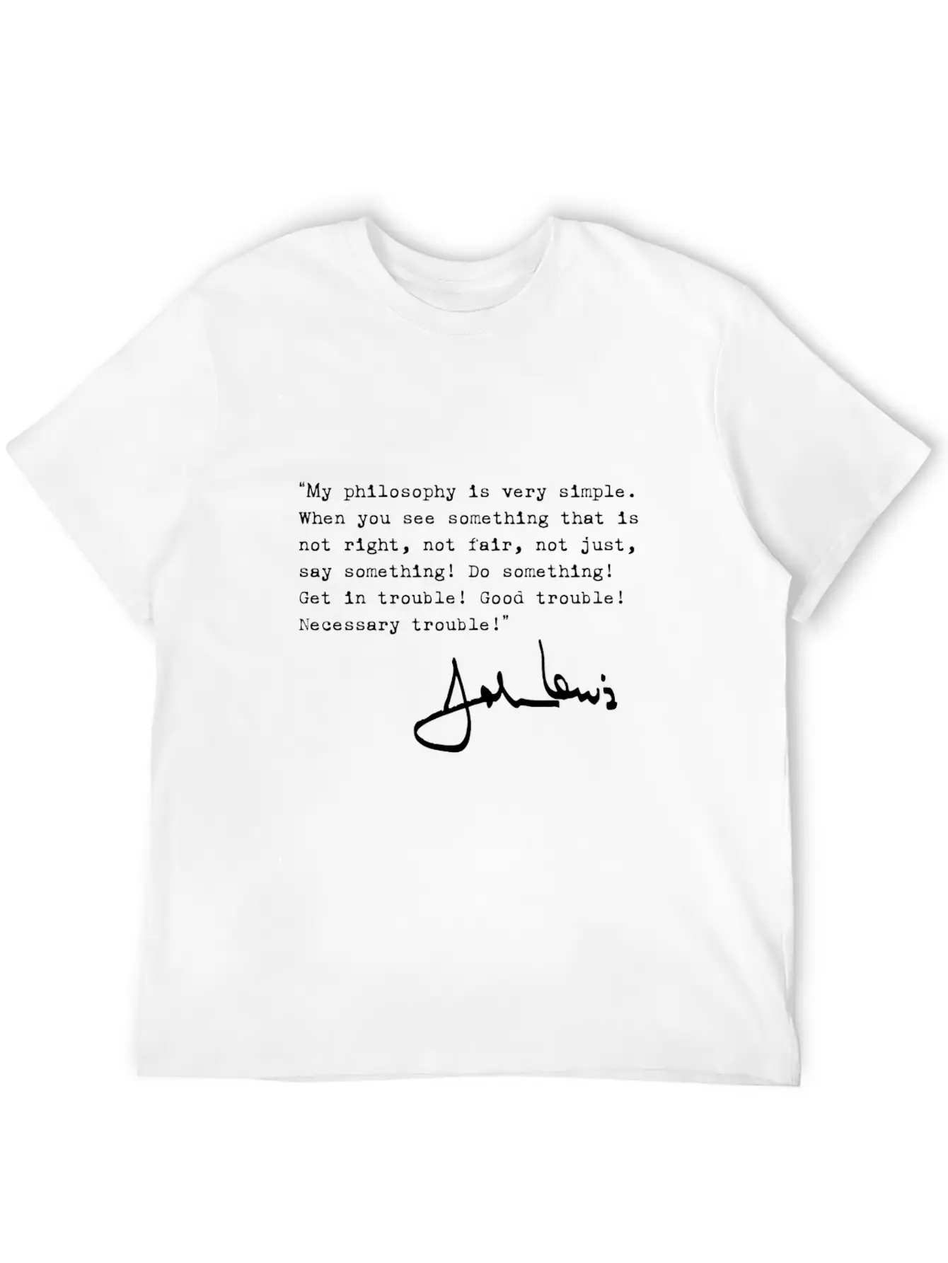 Get In Good Necessary Trouble Shirt Gift For Socia Timeless Short Sleeve Tee – Comfy And Minimalist Design