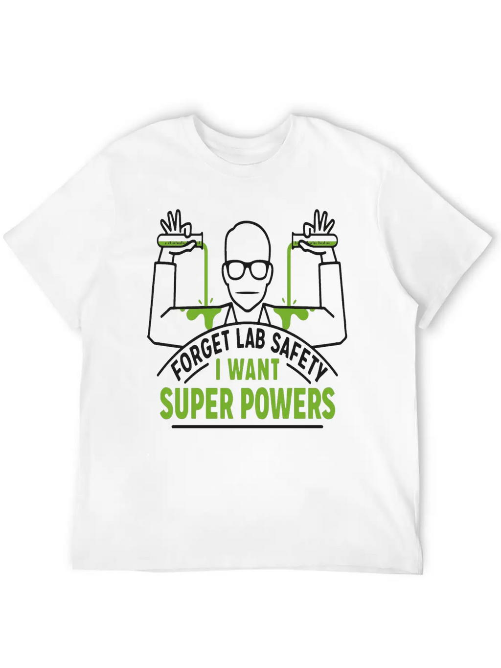 Get Lab Safety Humour Logo Funny Gift Stylish Everyday T-Shirt – Unisex Basic Cotton Tee