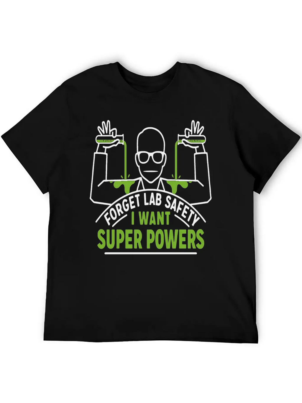 Get Lab Safety Humour Logo Funny Gift Stylish Everyday T-Shirt – Unisex Basic Cotton Tee