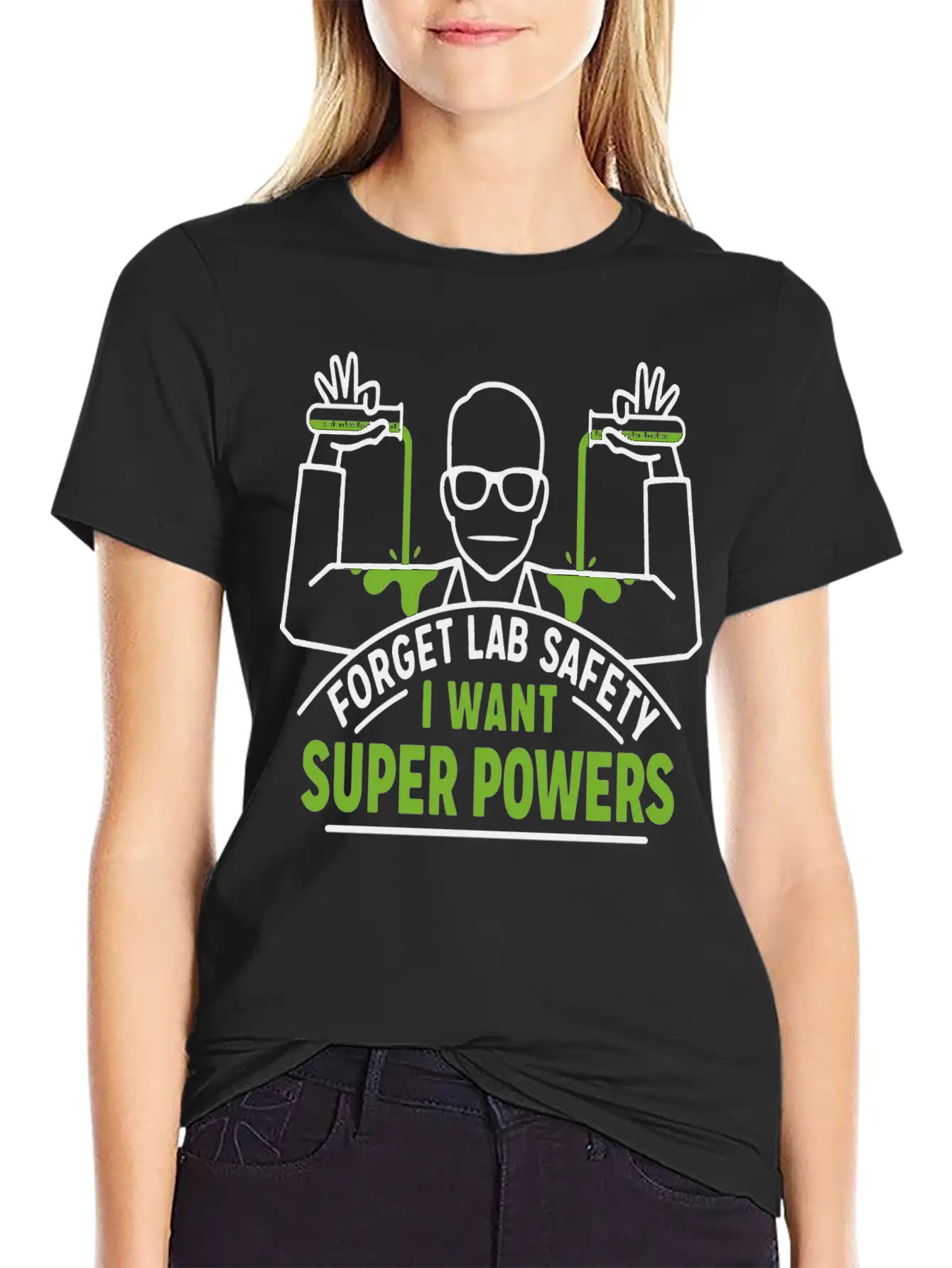 Get Lab Safety Humour Logo Funny Gift Stylish Everyday T-Shirt – Unisex Basic Cotton Tee