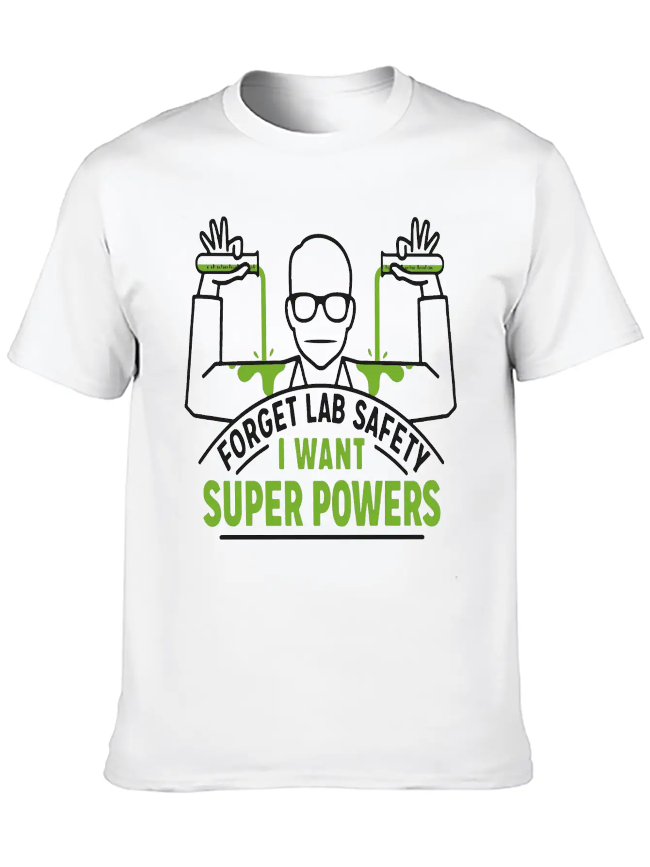 Get Lab Safety Humour Logo Funny Gift Stylish Everyday T-Shirt – Unisex Basic Cotton Tee