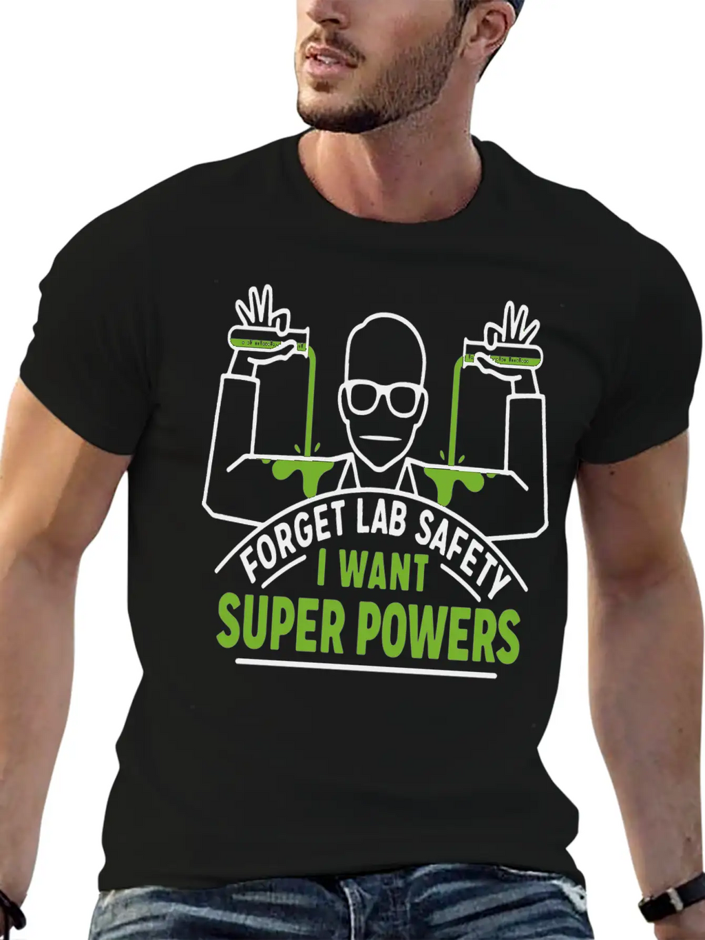 Get Lab Safety Humour Logo Funny Gift Stylish Everyday T-Shirt – Unisex Basic Cotton Tee