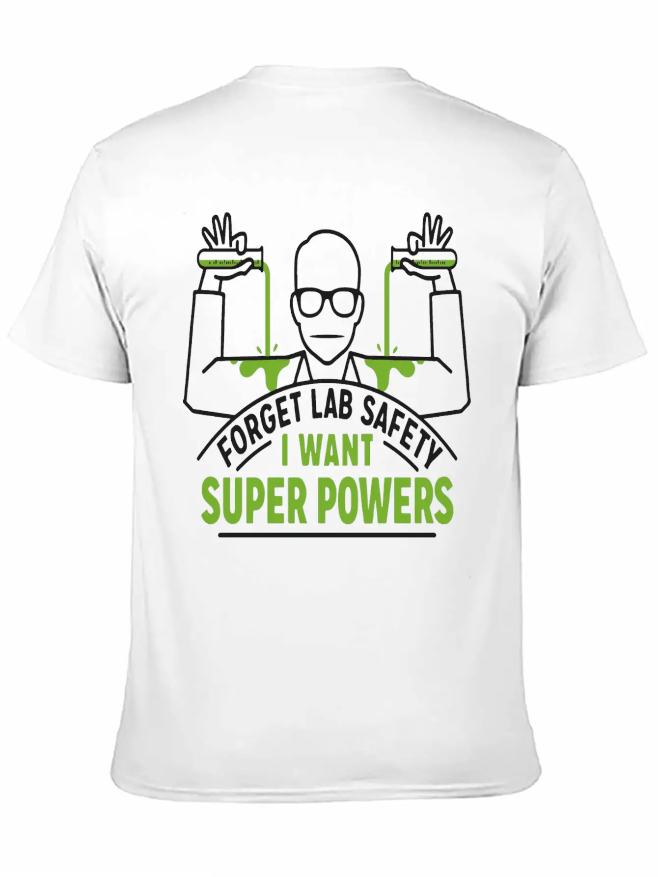 Get Lab Safety Humour Logo Funny Gift Stylish Everyday T-Shirt – Unisex Basic Cotton Tee