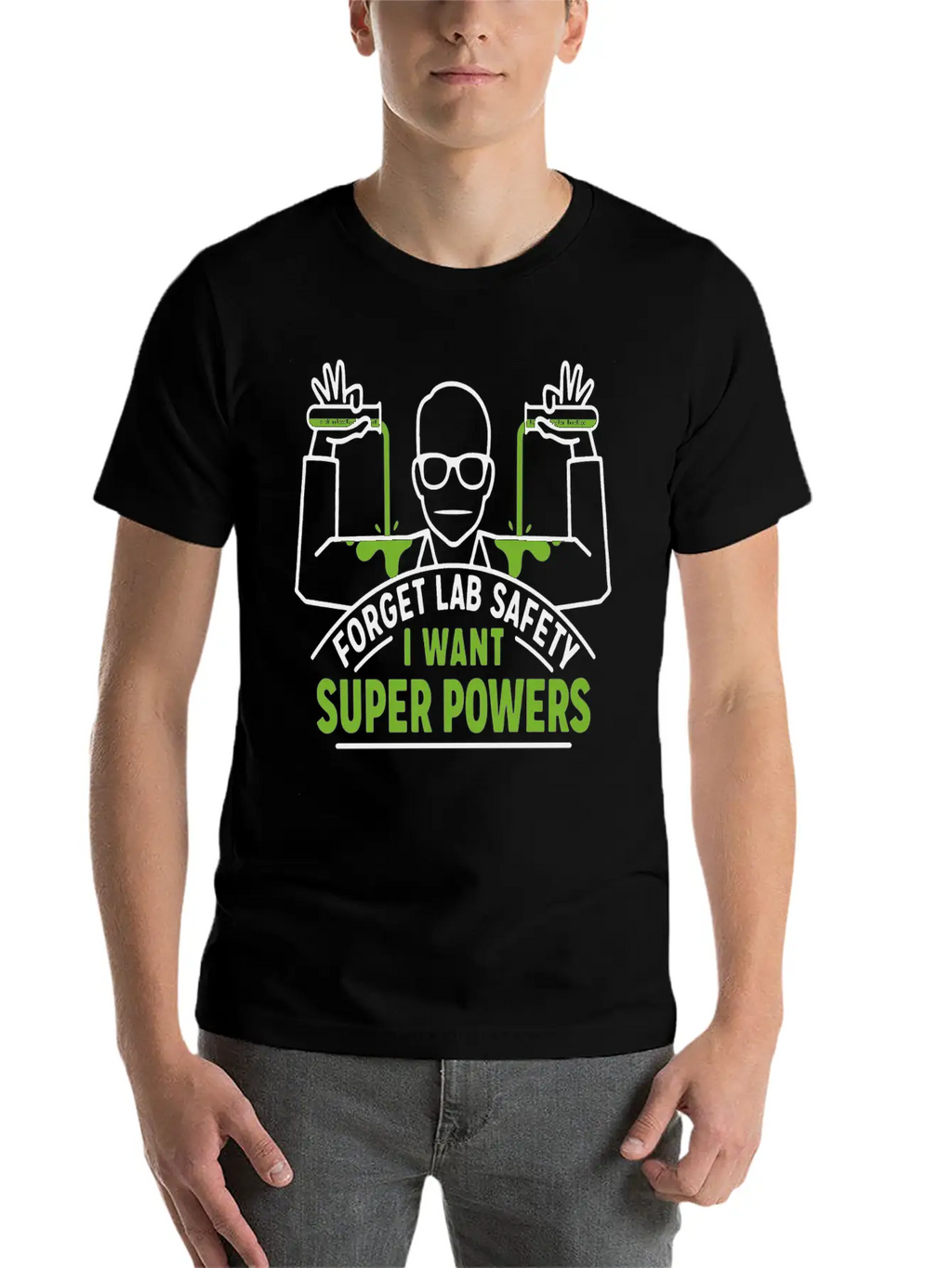 Get Lab Safety Humour Logo Funny Gift Stylish Everyday T-Shirt – Unisex Basic Cotton Tee