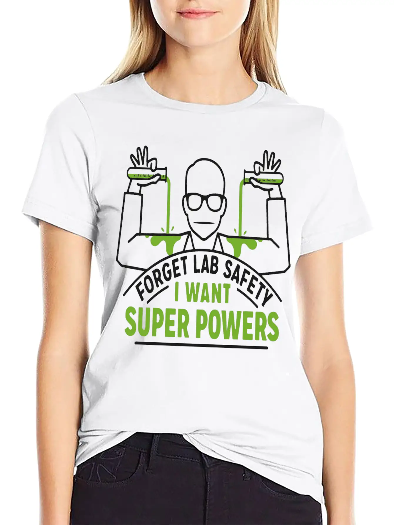 Get Lab Safety Humour Logo Funny Gift Stylish Everyday T-Shirt – Unisex Basic Cotton Tee