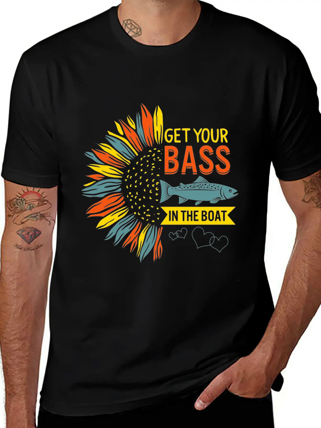 Get Your Bass On The Boat Shirt, Fishing, Bass Unisex Casual T-Shirt – Clean Design For Daily Comfort