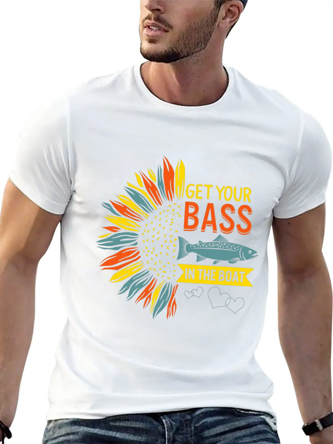 Get Your Bass On The Boat Shirt, Fishing, Bass Unisex Casual T-Shirt – Clean Design For Daily Comfort