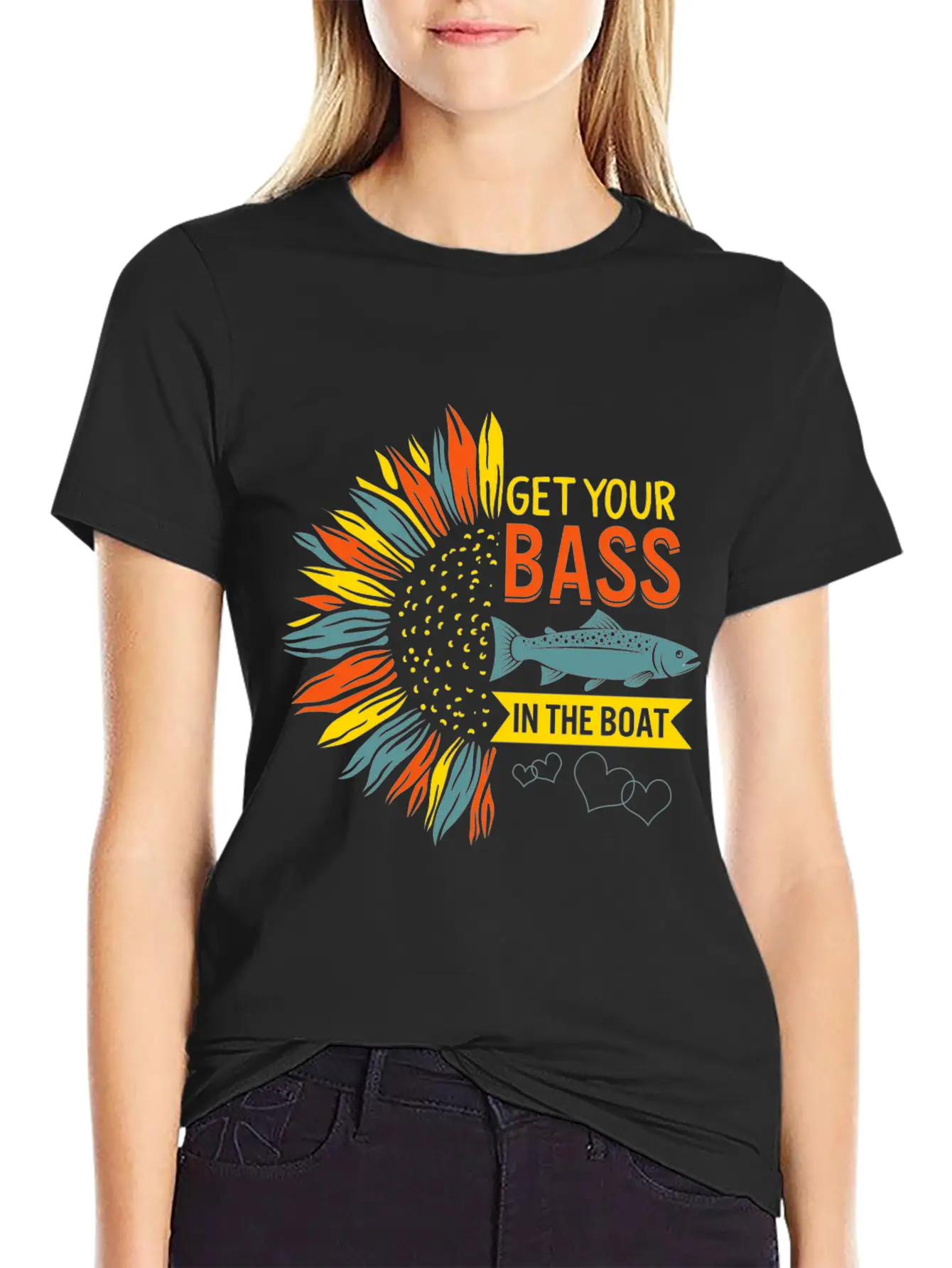 Get Your Bass On The Boat Shirt, Fishing, Bass Unisex Casual T-Shirt – Clean Design For Daily Comfort