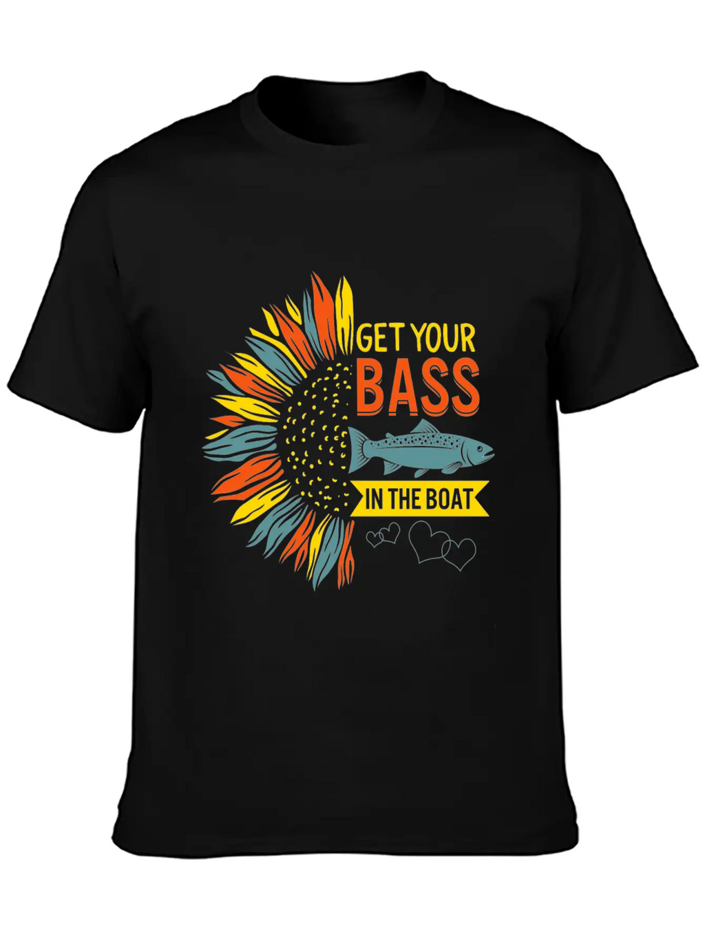 Get Your Bass On The Boat Shirt, Fishing, Bass Unisex Casual T-Shirt – Clean Design For Daily Comfort