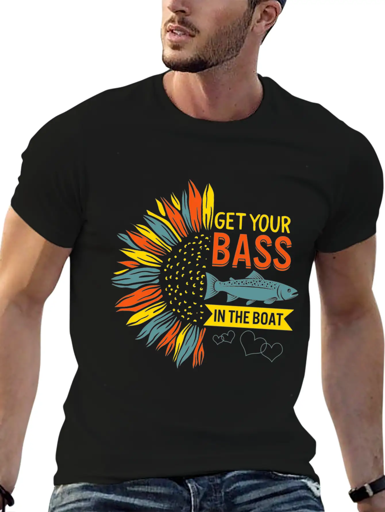 Get Your Bass On The Boat Shirt, Fishing, Bass Unisex Casual T-Shirt – Clean Design For Daily Comfort