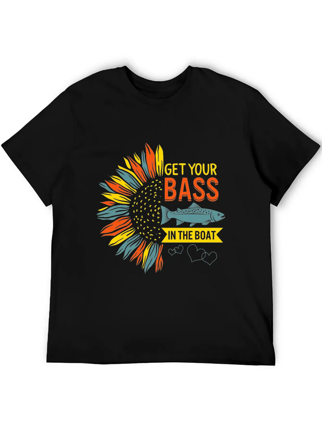 Get Your Bass On The Boat Shirt, Fishing, Bass Unisex Casual T-Shirt – Clean Design For Daily Comfort