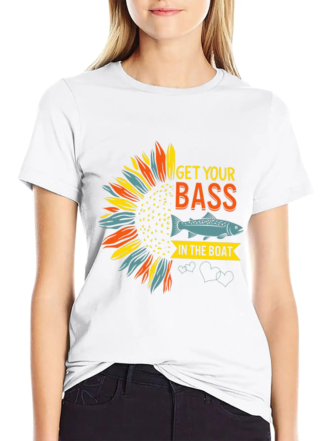 Get Your Bass On The Boat Shirt, Fishing, Bass Unisex Casual T-Shirt – Clean Design For Daily Comfort