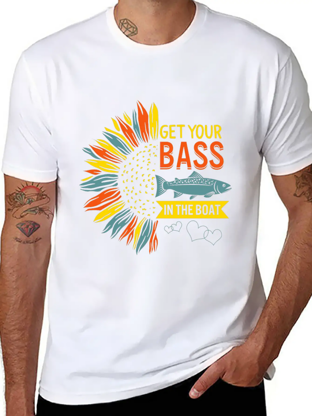 Get Your Bass On The Boat Shirt, Fishing, Bass Unisex Casual T-Shirt – Clean Design For Daily Comfort