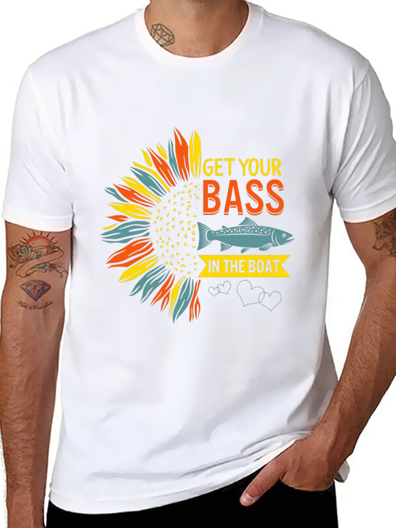 Get Your Bass On The Boat Shirt, Fishing, Bass Unisex Casual T-Shirt – Clean Design For Daily Comfort