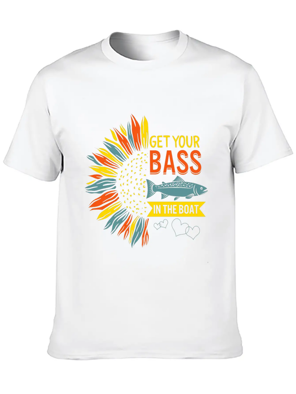 Get Your Bass On The Boat Shirt, Fishing, Bass Unisex Casual T-Shirt – Clean Design For Daily Comfort