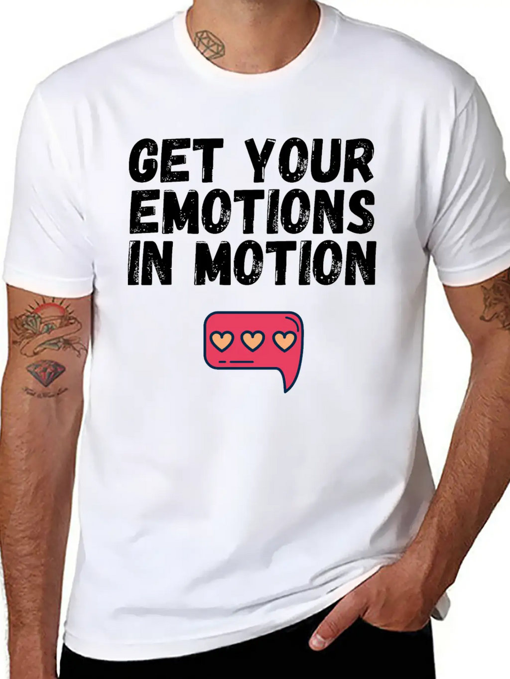 Get Your Emotions In Motion Trendy Gift Stylish Everyday T-Shirt – Unisex Basic Cotton Tee