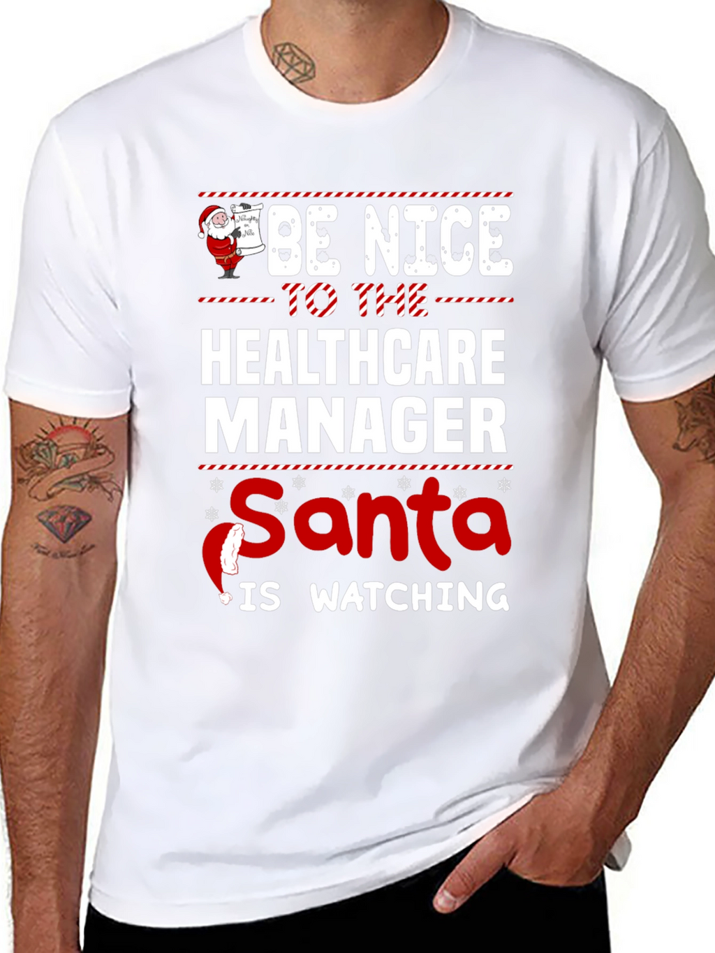 Healthcare Manager Santa T-Shirt