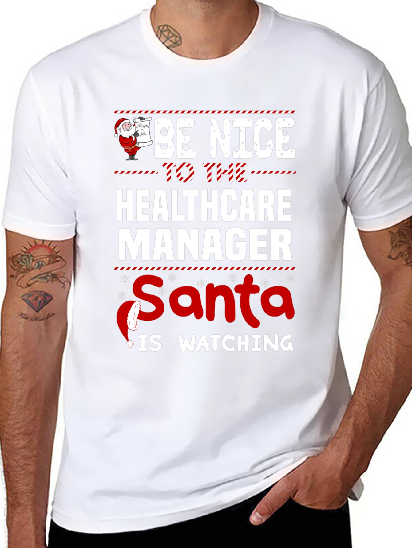 Healthcare Manager Santa T-Shirt