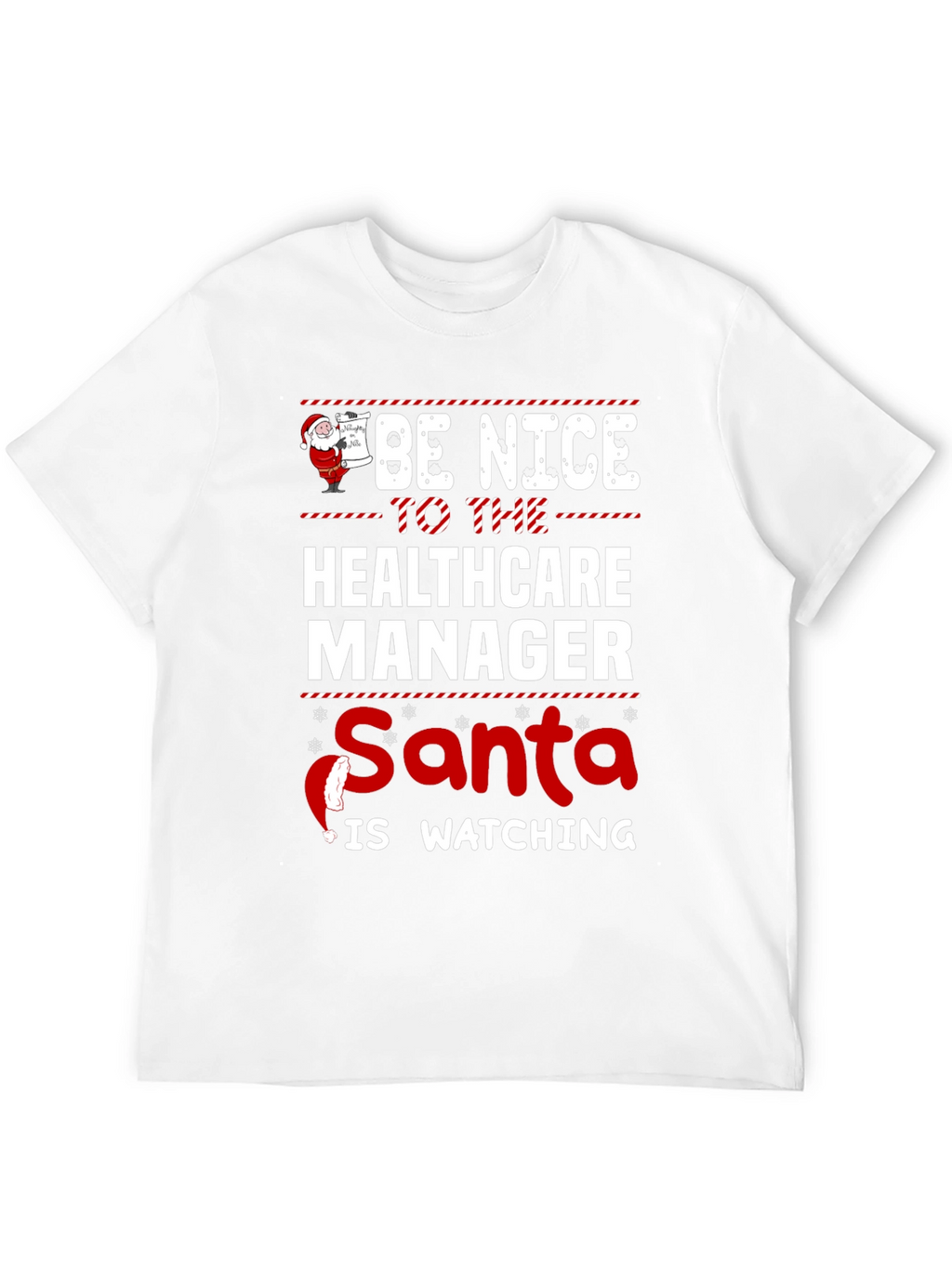 Healthcare Manager Santa T-Shirt