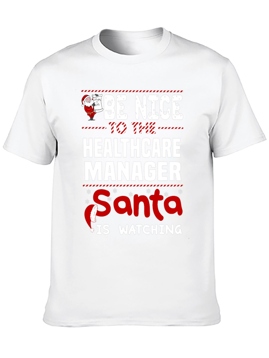 Healthcare Manager Santa T-Shirt