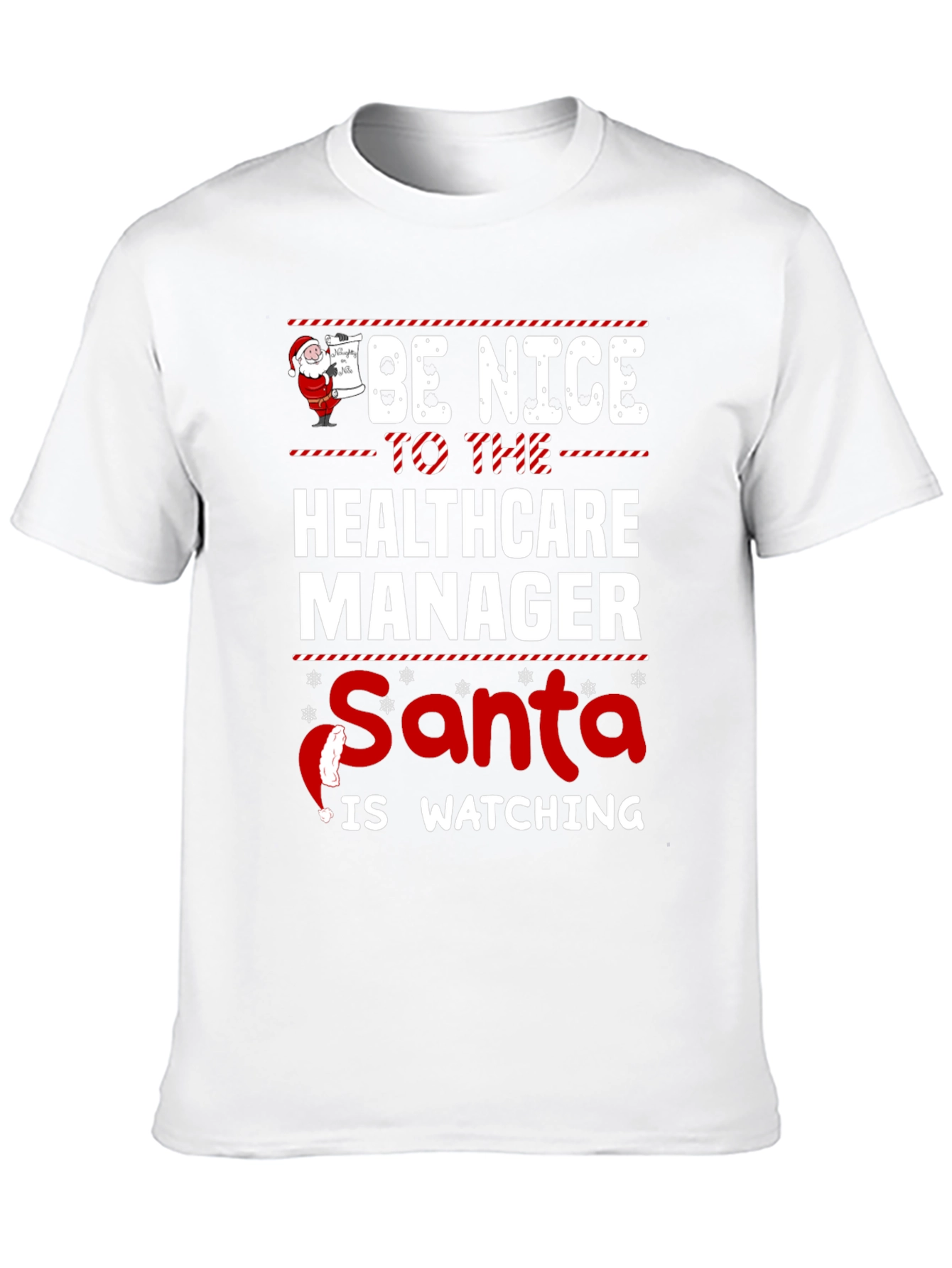 Healthcare Manager Santa T-Shirt