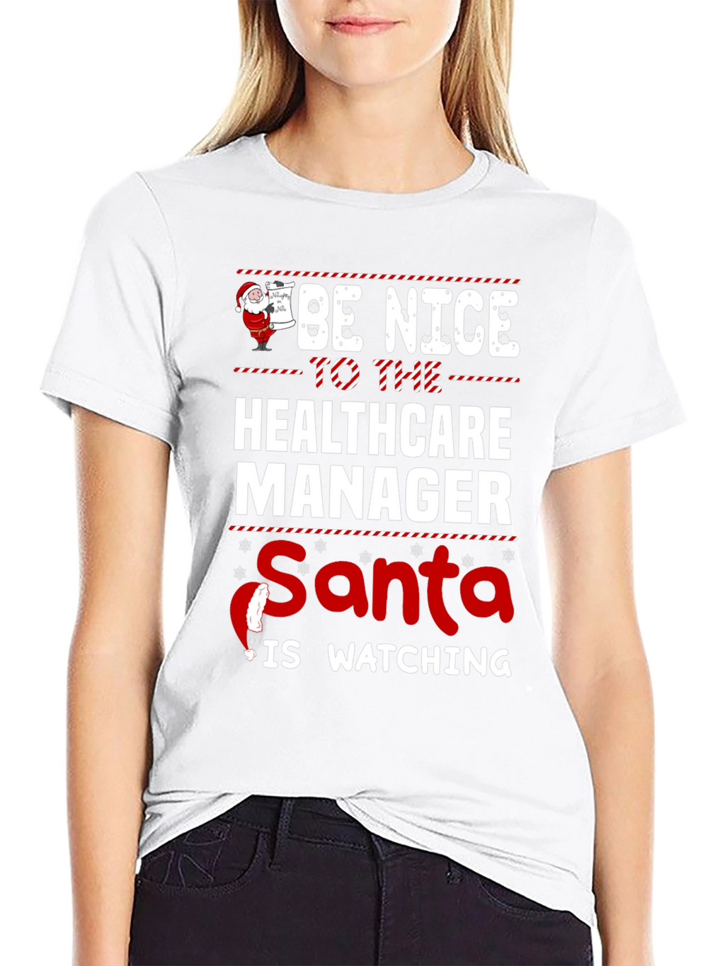 Healthcare Manager Santa T-Shirt