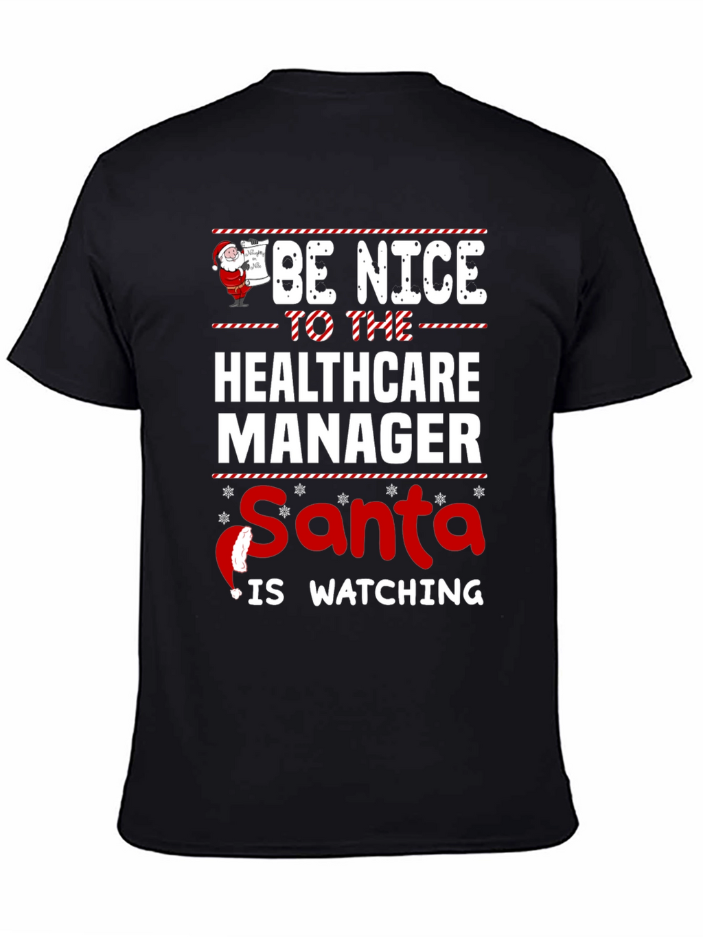 Healthcare Manager Santa T-Shirt