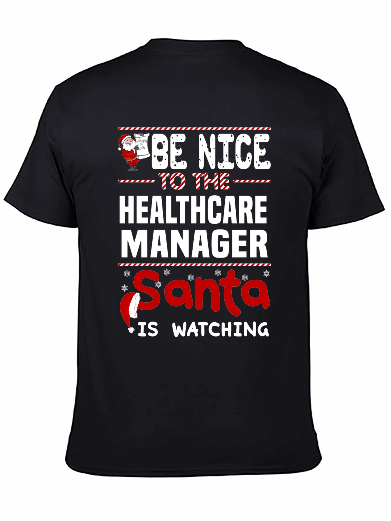 Healthcare Manager Santa T-Shirt