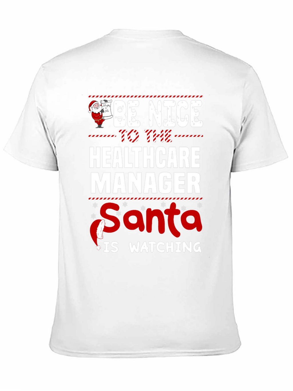 Healthcare Manager Santa T-Shirt